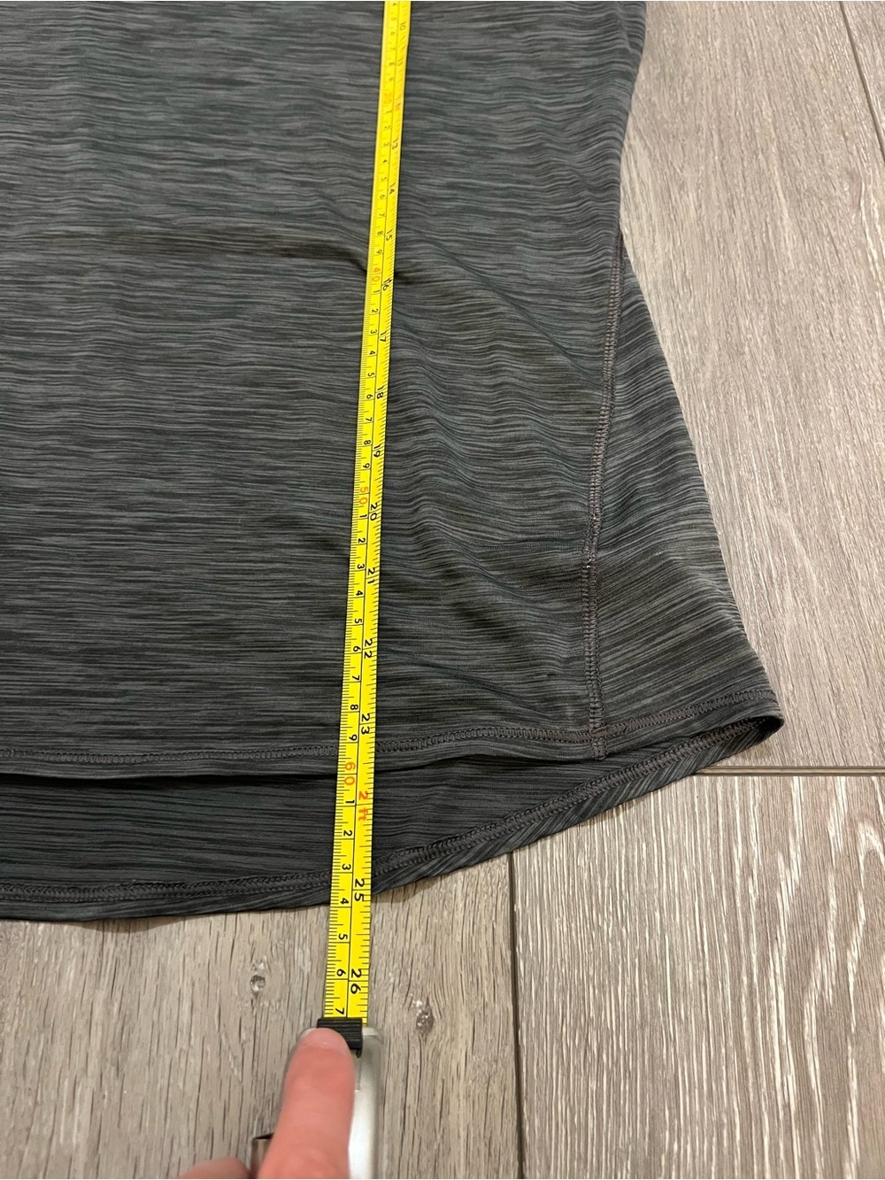 Athleta Gray Razor Back Tank Top Size Small - Picture 7 of 8